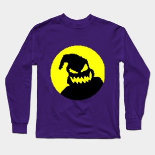 Pixelated Oogie Boogie Man Long Sleeve T-Shirt